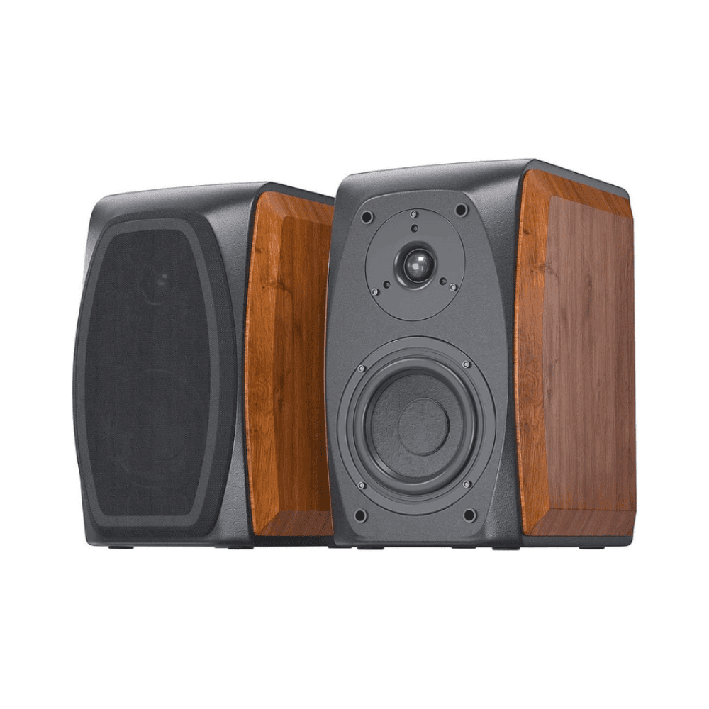 Fosi Audio DK560-N passive bookshelf speakers front view