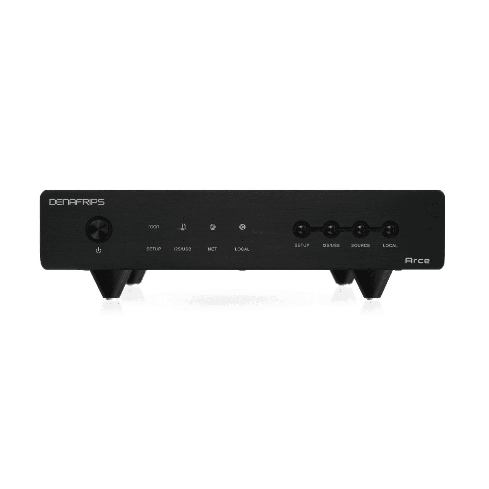 Denafrips Arce network streamer front view in black