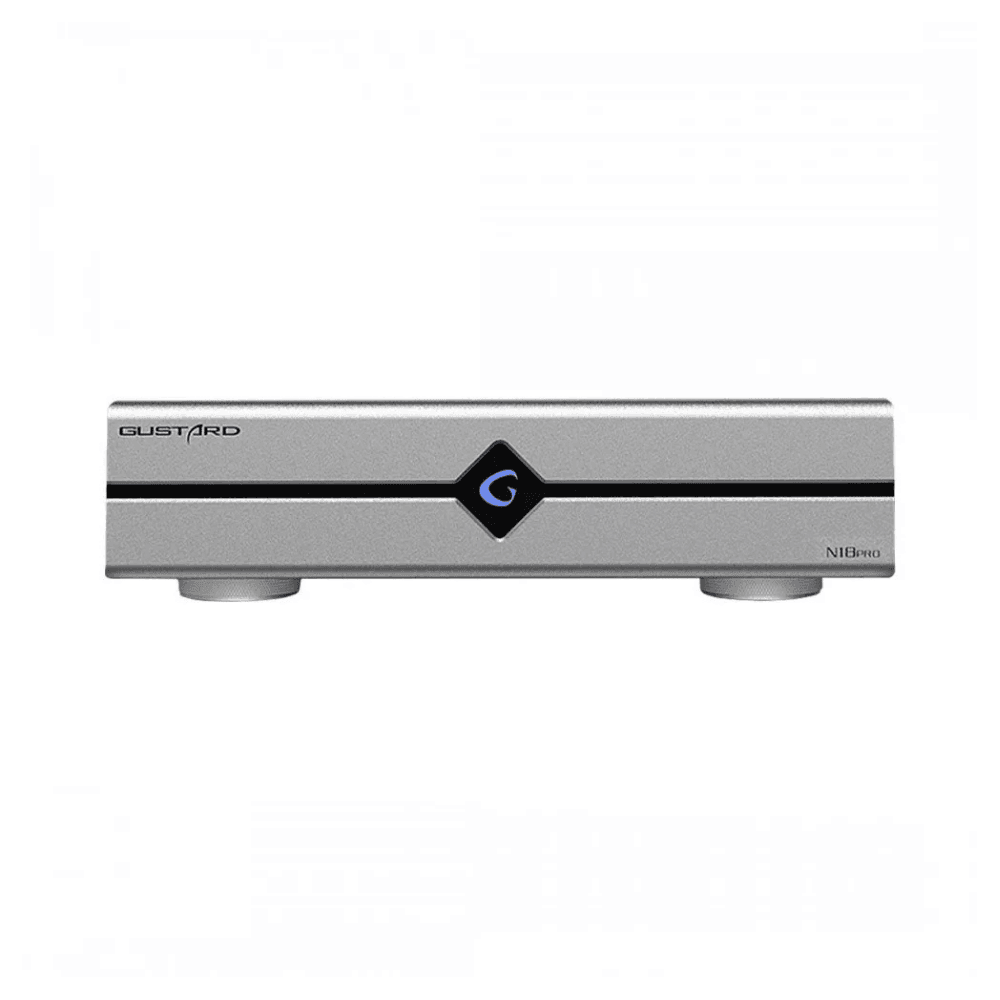 Gustard N18 Pro Hi-Fi network switch front view