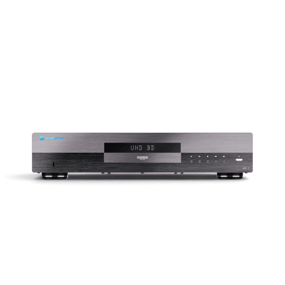 Magnetar UDP800 MKII black Multi-Region 4K UHD Blu-ray and SACD player, front view