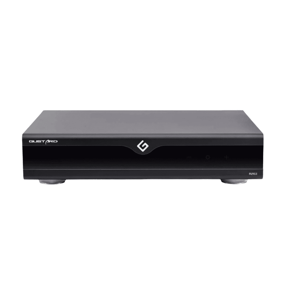 Gustard R26 II discrete R-2R network streaming DAC front view