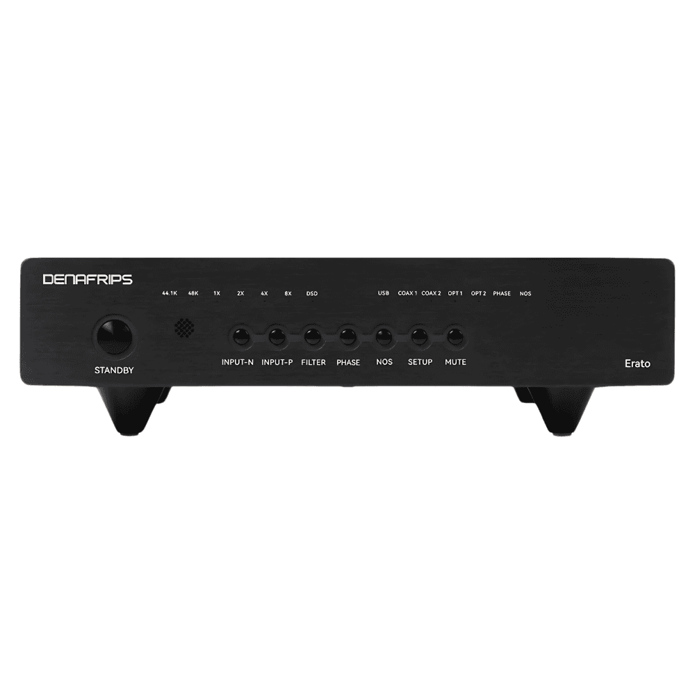 Denafrips Erato Dac front view black