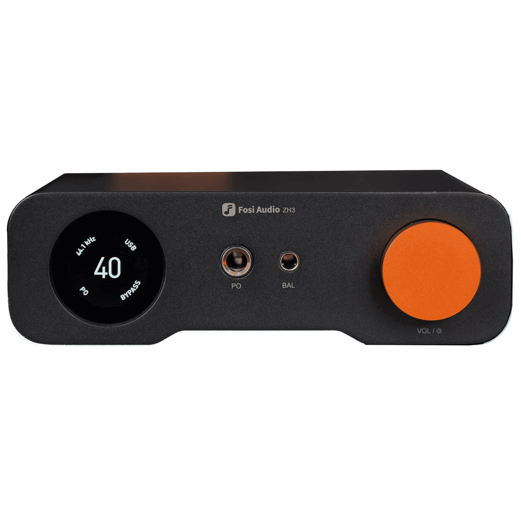 Fosi Audio ZH3 DAC and balanced headphone amplifier front view